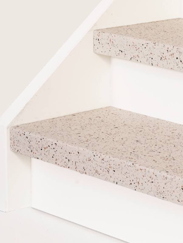 Omnistair EverStep Earth Harmony — Terrazzo overlay treads