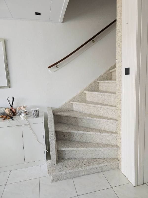 stair renovation with EarthHarmony terrazzo texture in Delft