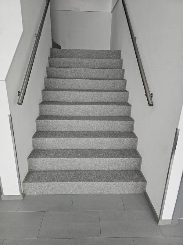 stair renovation with Urban Concrete stone texture in Gouda