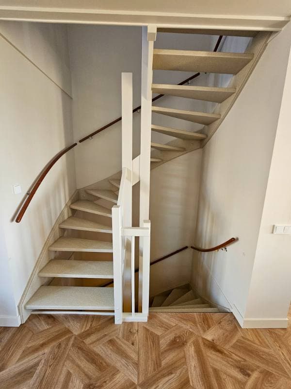 stair renovation with UrbanMist stone texture in Woerden